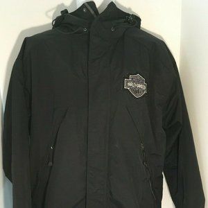 Harley Davidson Fleece Lined Vented Nylon Jacket